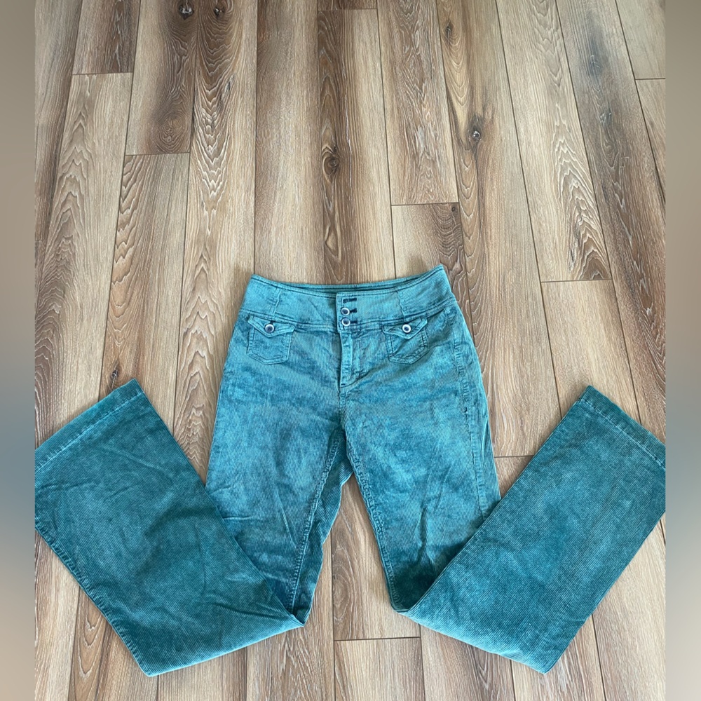 Pilcro by Anthropologie high rise trouser bootcut corduroy pants